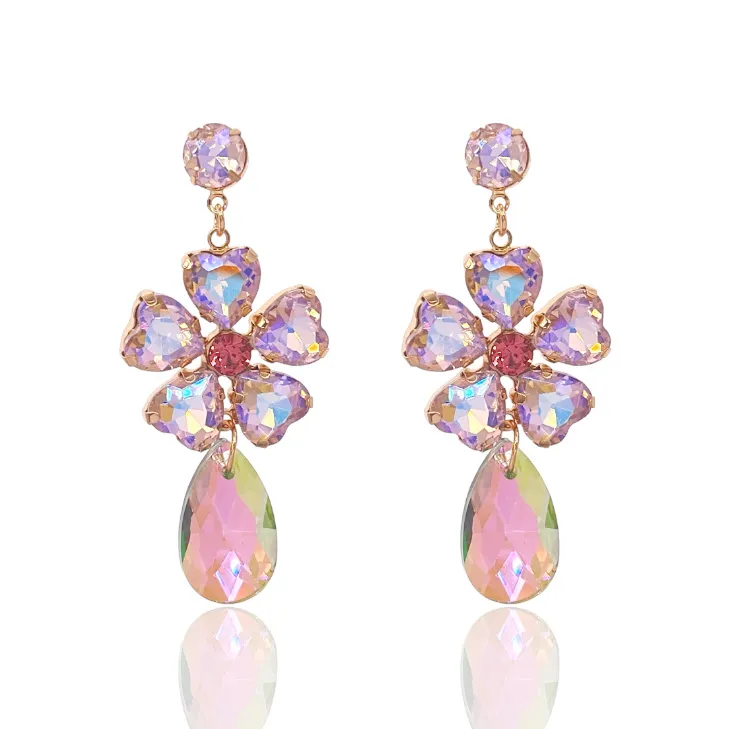 Fantasia-Orecchini Moda Vetro - OMM-520-L35