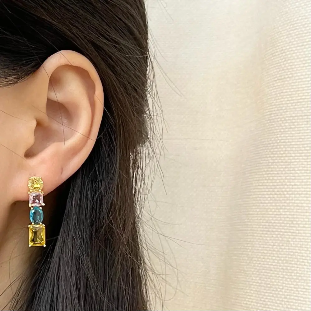 Lungo-Orecchini con Zirconia - OMZ-103-AA739E