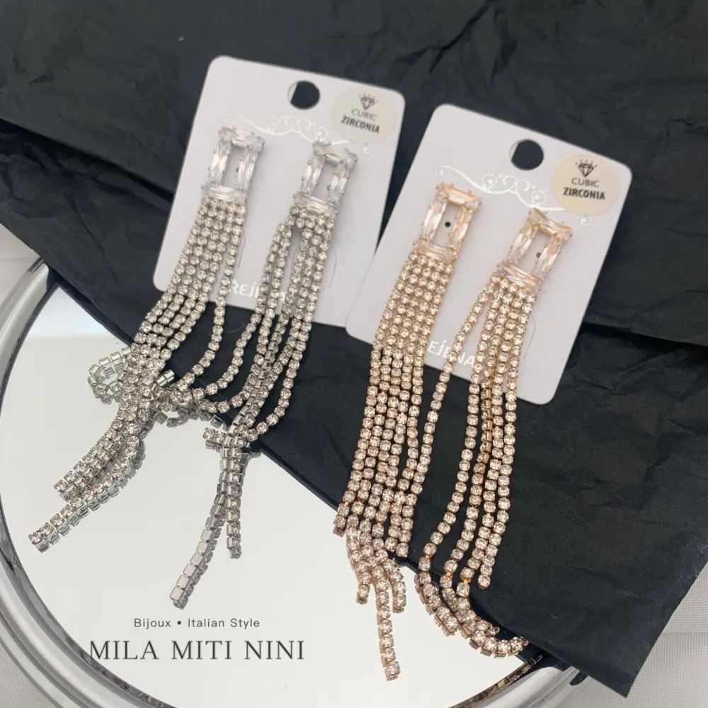 Napine-Orecchini con Zirconia - OMZ-159-19956