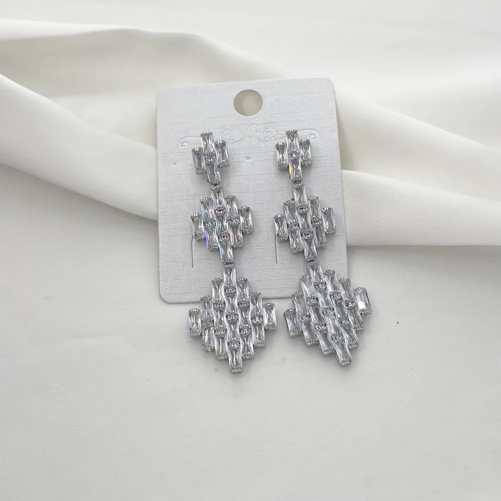 Fantasia-Orecchini con Zirconia - OMZ-416-L50 (Argento)