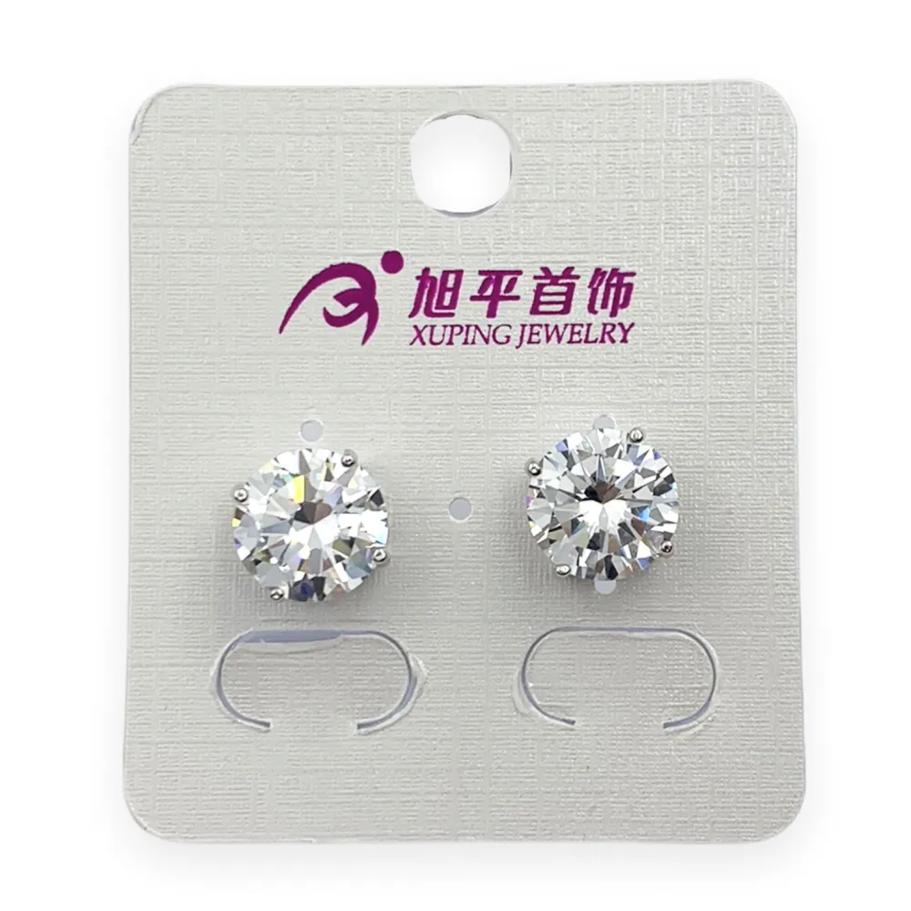 OMZ6198-Punto Luce 10mm- Orecchini a Lobo - OMZ-6198