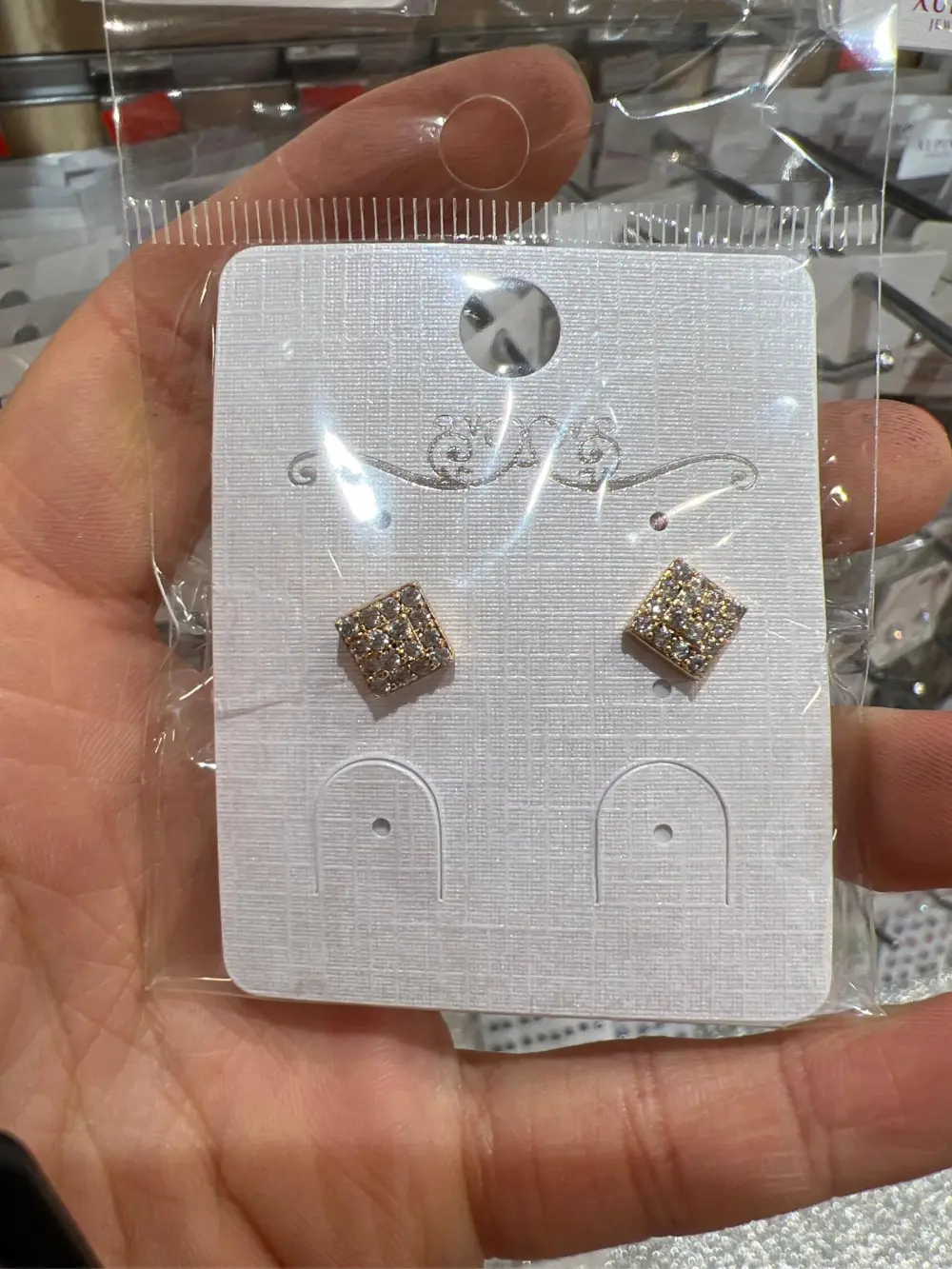 OMZ6202-Rombo - Orecchini a Lobo - OMZ-6202