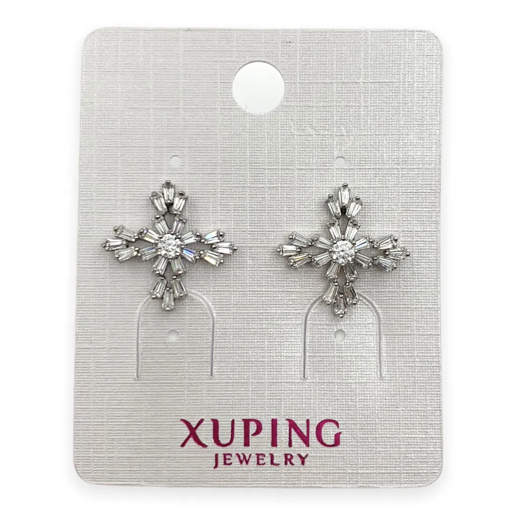 OMZ6219-Croce- Orecchini a Lobo - OMZ-6219