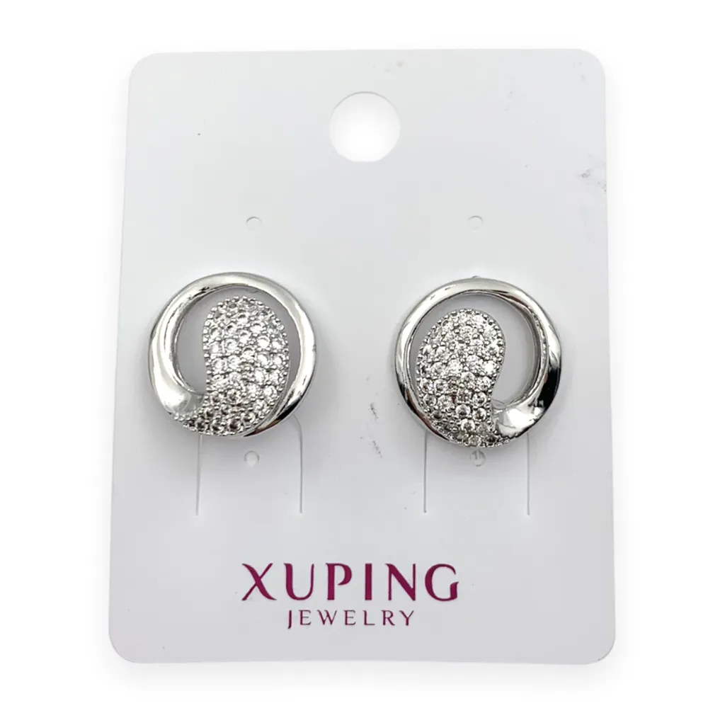 OMZ6247-Fiore- Orecchini a Lobo - OMZ-6247