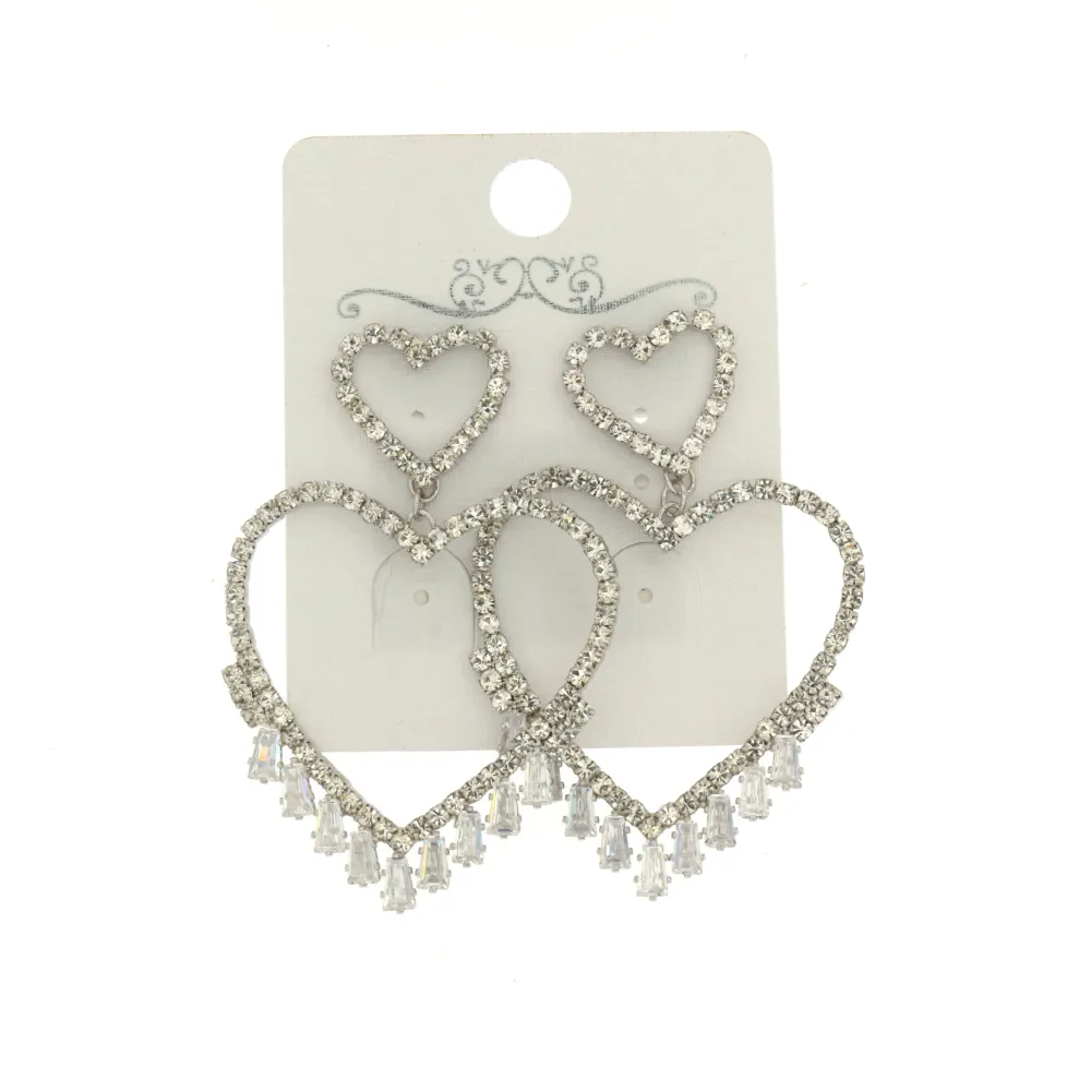 OMZ-Cuore 5140 - Orecchini con Cubic Zirconia - OMZ-Cuore 5140 - Orecchini con Cubic Zirconia