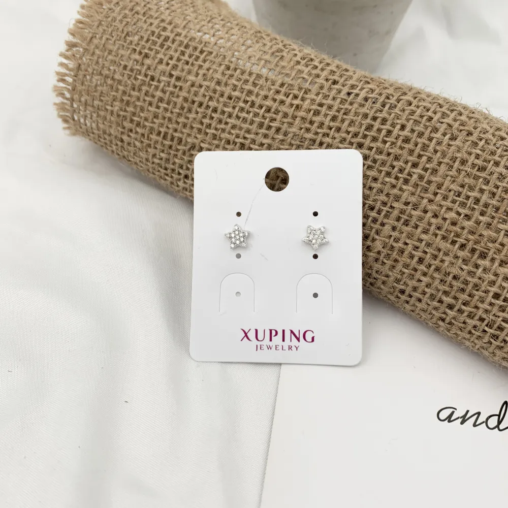 [OMZ-XP5623] Stella-Orecchini con Zirconia - OMZ-XP5623