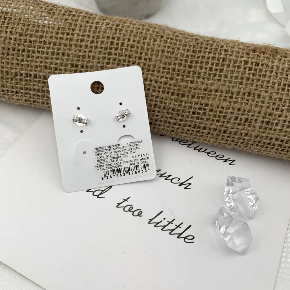 [OMZ-XP5630] Punto Luce-Orecchini con Zirconia - OMZ-XP5630