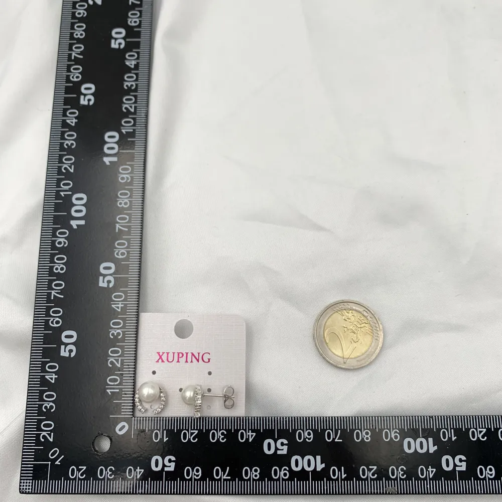 Mezzo Cerchio Perla-Orecchini con Zirconia - OMZ-XP5691