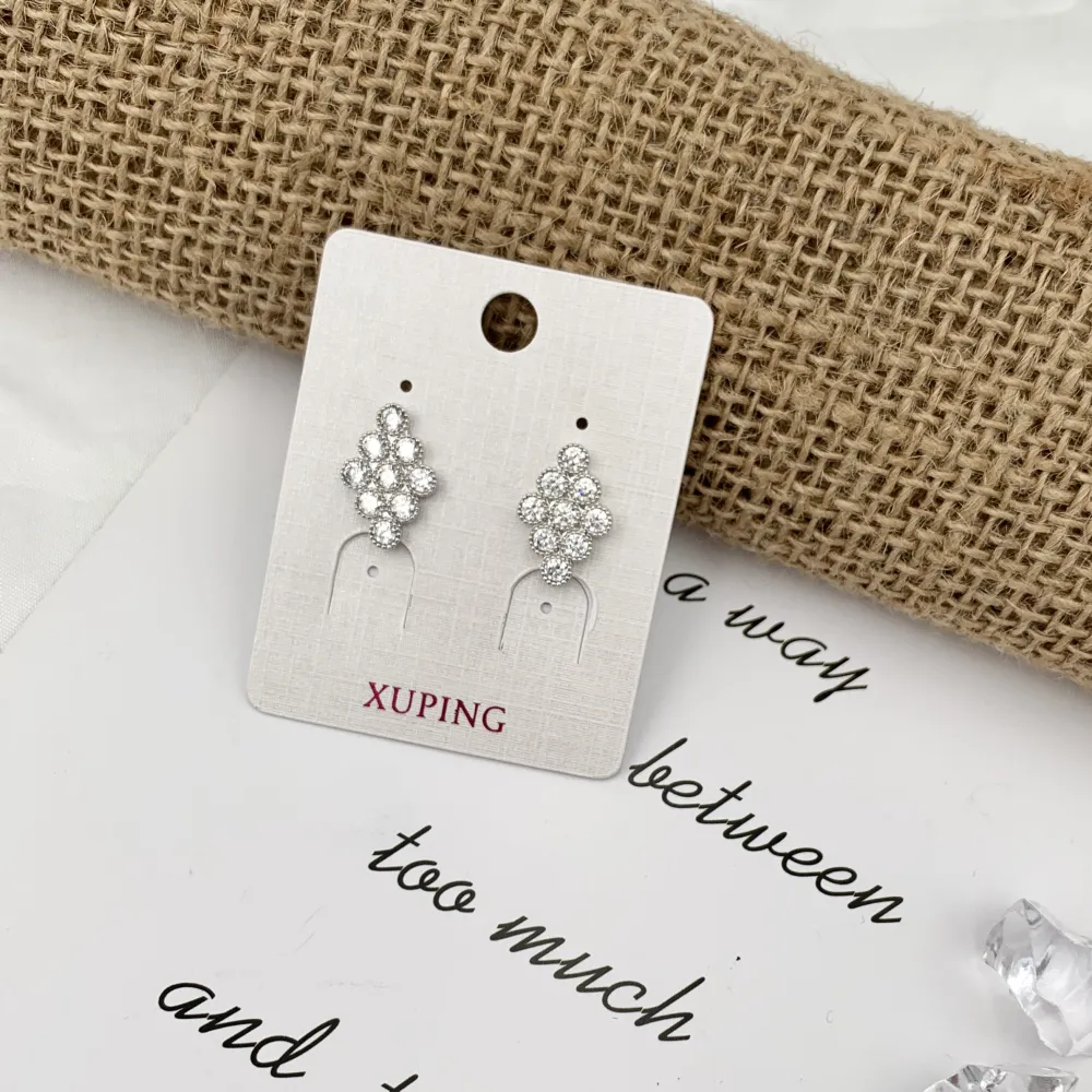 [OMZ-XP6039] Rombo-Orecchini con Zirconia - OMZ-XP6039