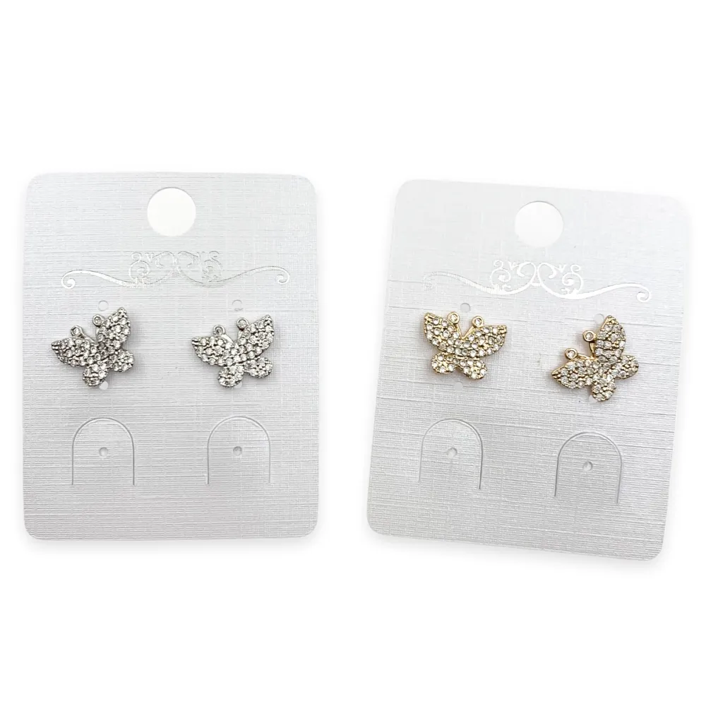 OMZ6109-Farfalla- Orecchini a Lobo - OMZ6109-Farfalla- Orecchini a Lobo