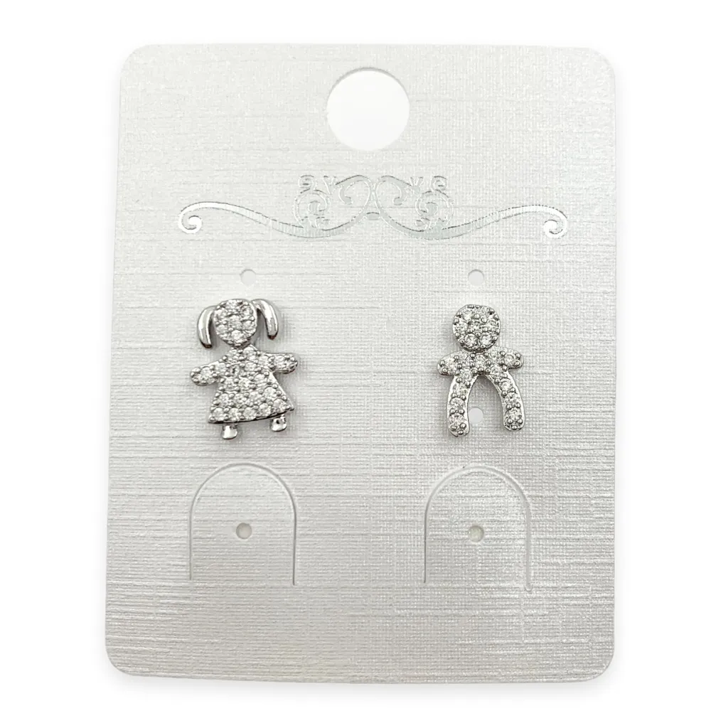 OMZ6122-Bimbo e Bimba- Orecchini a Lobo - OMZ6122-Bimbo e Bimba- Orecchini a Lobo