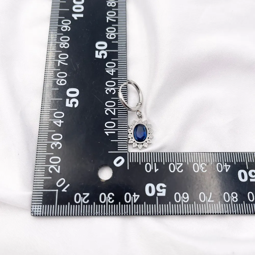 Ovale-12Paia Orecchini a in Acciaio - OPA-413-935