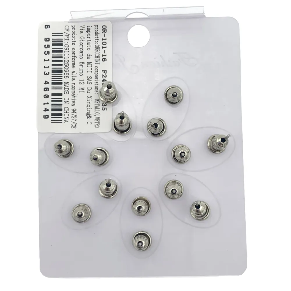 [OPM6545-Set 7 Paia Mini Orecchini-Orecchini a Lobo] OPM6545-Set 7 Paia -7 Paia Orecchini a Lobo - OPM6545-Set 7 Paia Mini Orecchini-Orecchini a Lobo