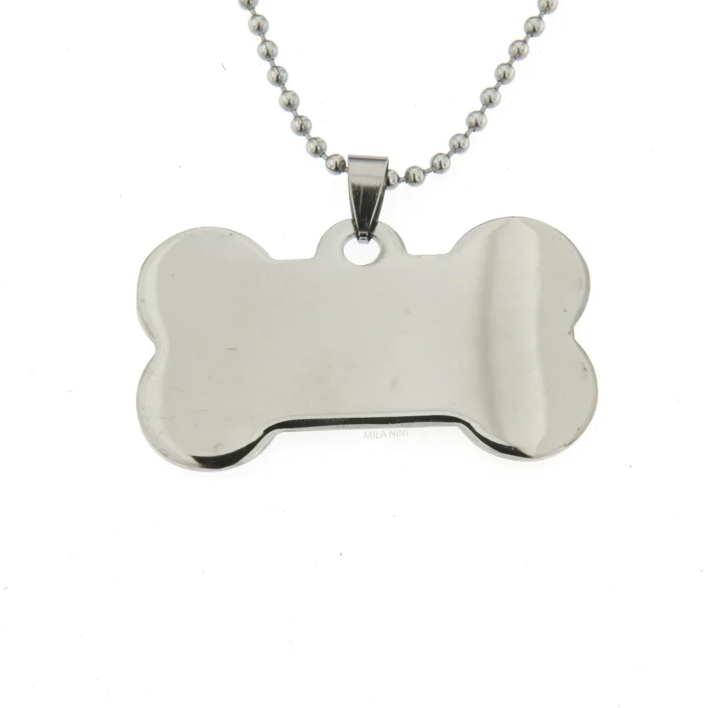 Osso  - Collana Corta Unisex catena - Osso  - Collana Corta Unisex catena