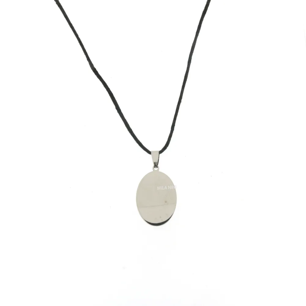 [Ovale Liscio - Collana Corta Unisex] Ovale Liscio - Collana Corta Unisex - Ovale Liscio - Collana Corta Unisex