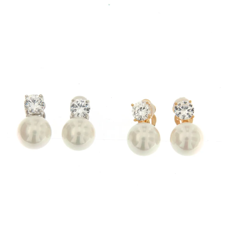 P.luce Perla 10 mm 3003 - Orecchini a Clip - P.luce Perla 10 mm 3003 - Orecchini a Clip
