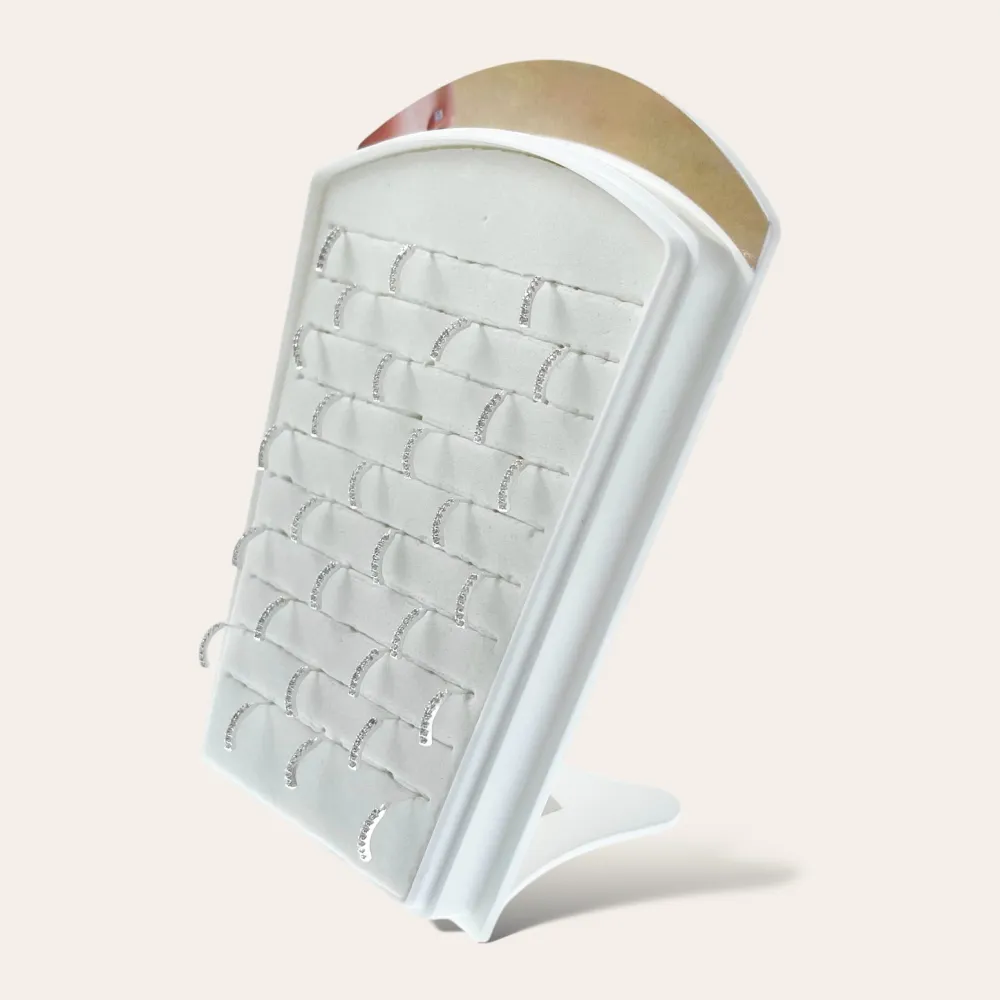 Nasini Mezzuna con Strass -30pz Orecchini per Naso - PCA-216-105