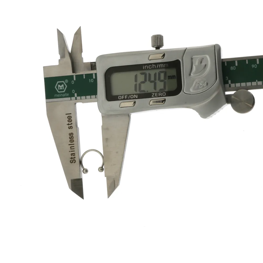 Circular barbell 12 mm 4003 - in Acciaio - PCA4003-Circular barbell 12 mm - in Acciaio (Argento)