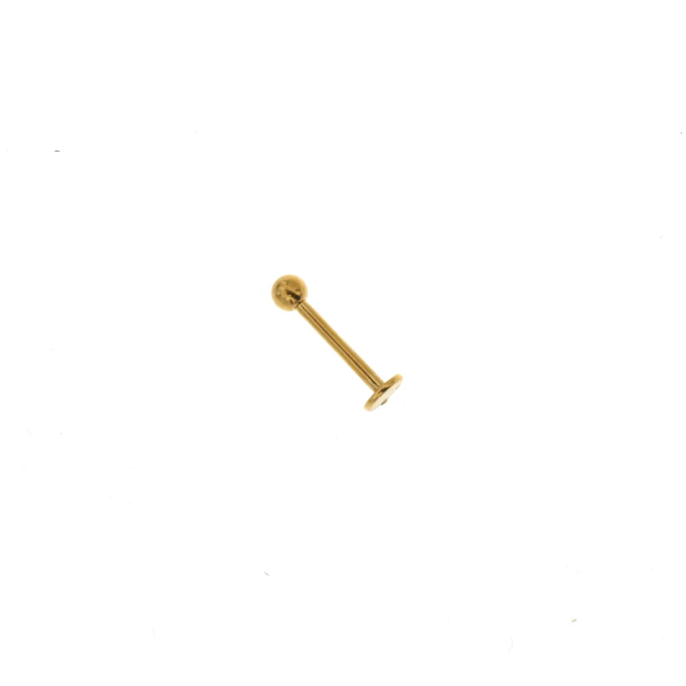 Labret Pallina 3 mm 4010 - in Acciaio - PCA4010-Labret Pallina 3 mm - in Acciaio (Argento)
