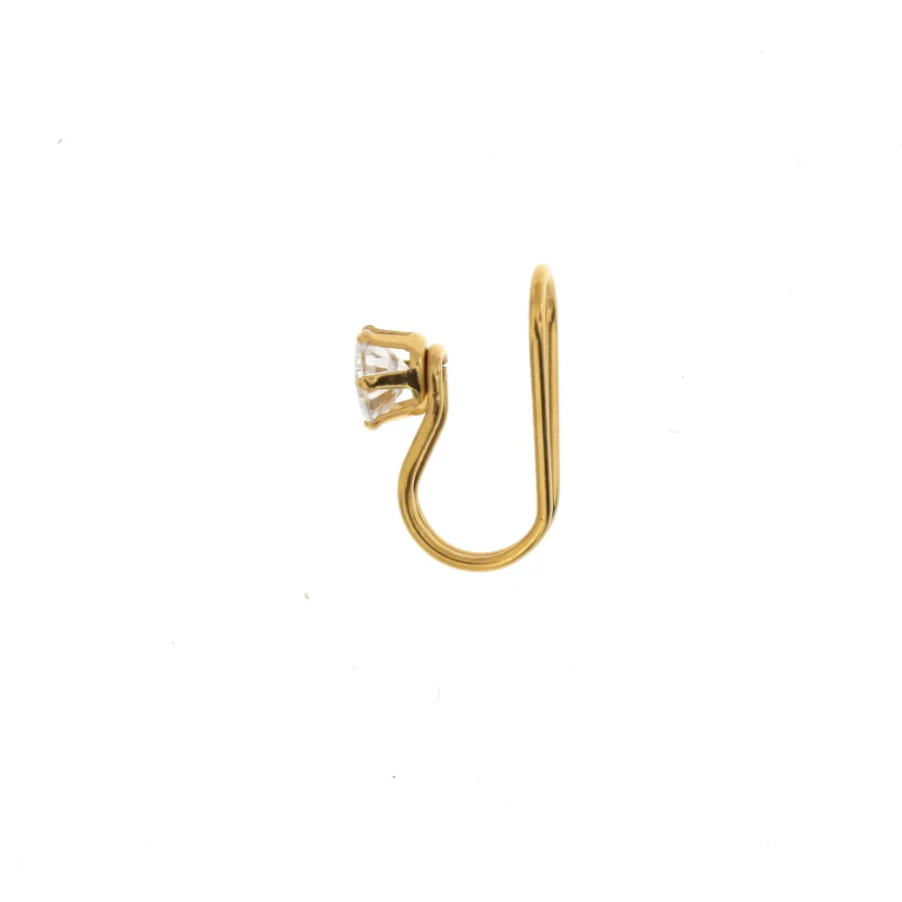 [PCA4021-Punto Luce - Earcuff in Acciaio] ear cuff 4021 - Orecchini in Acciaio - PCA4021-Punto Luce - Earcuff in Acciaio
