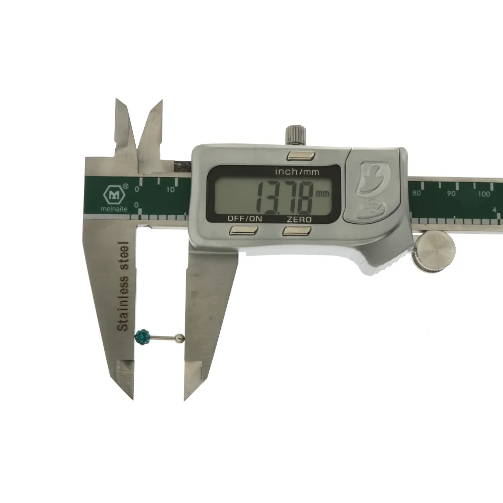 [PCA4025-Barbell Pallina strass 4mm- In Acciaio] Barbell Pallina strass 4mm 4025 - In Acciaio - PCA4025-Barbell Pallina strass 4mm- In Acciaio