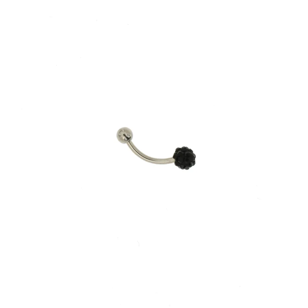 Alla Banana Pallina Strass 4 mm 4026- in Acciaio - PCA4026-Alla Banana Pallina Strass 4 mm- in Acciaio