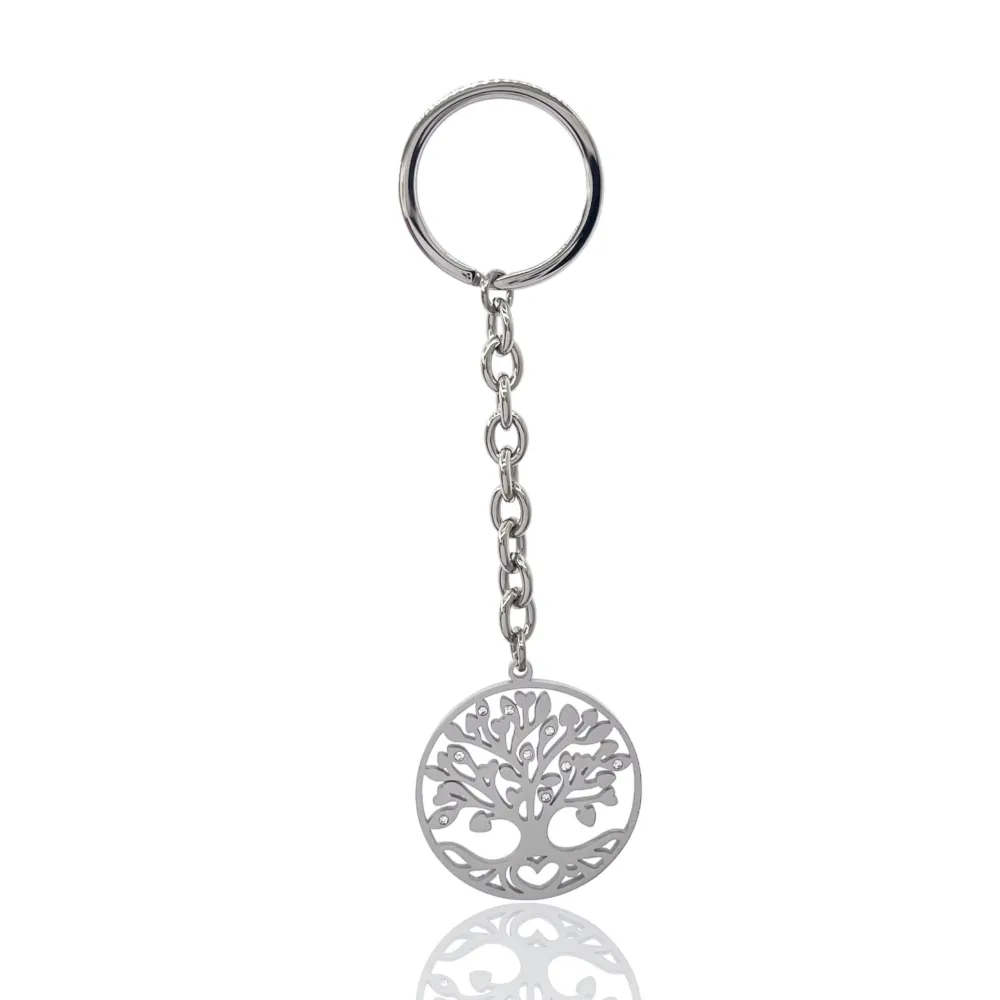 Albero della Vita-Portachiavi in Acciaio - PKA-103-AA2658P