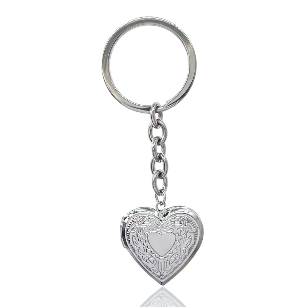 [PKA-413-002] Cuore Apribile -Portachiavi in Acciaio - PKA-413-002