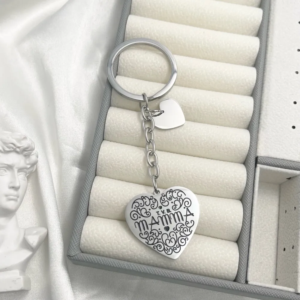 TVB Mamma-Portachiave in Acciaio - PKA-413-164 (Acciaio)