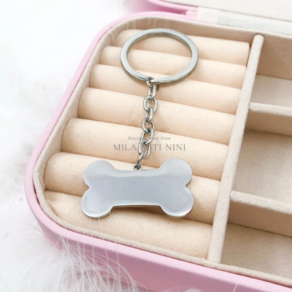 [PKA-413-202] Osso - Portachiave in Acciaio - PKA-413-202