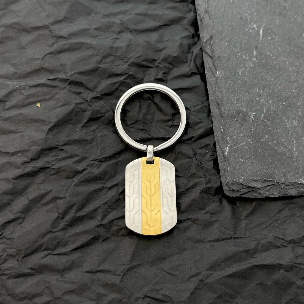 Placchetta-Portachiavi da Uomo in Acciaio - PKA-600-H229