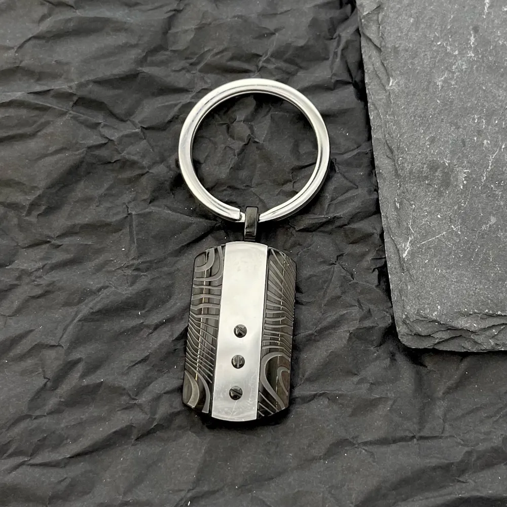 Placchetta-Portachiavi da Uomo in Acciaio - PKA-600-H240