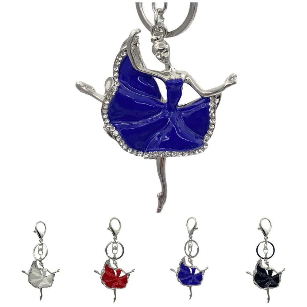 [PKC6042-Ballerina- Portachiave] PKC6042-Ballerina- Portachiave - PKC6042-Ballerina- Portachiave (Bianco)