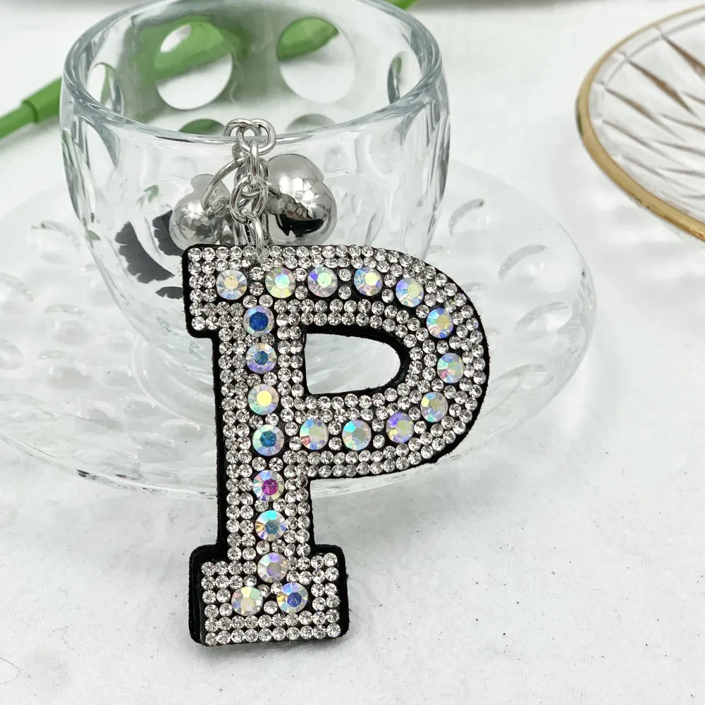 Iniziale con Strass-Portachiave Moda - PKM-146-154