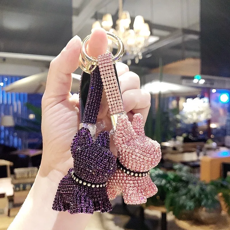 Orsetto con Strass-Portachiavi Moda - PKM-706-04