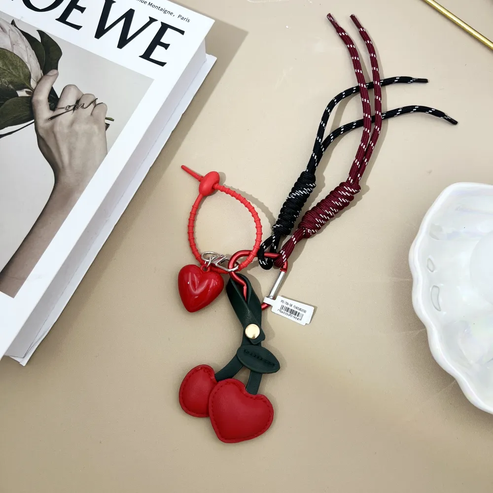 [PKM-706-58] Ciliegia-12pz Portachiavi Moda - PKM-706-58