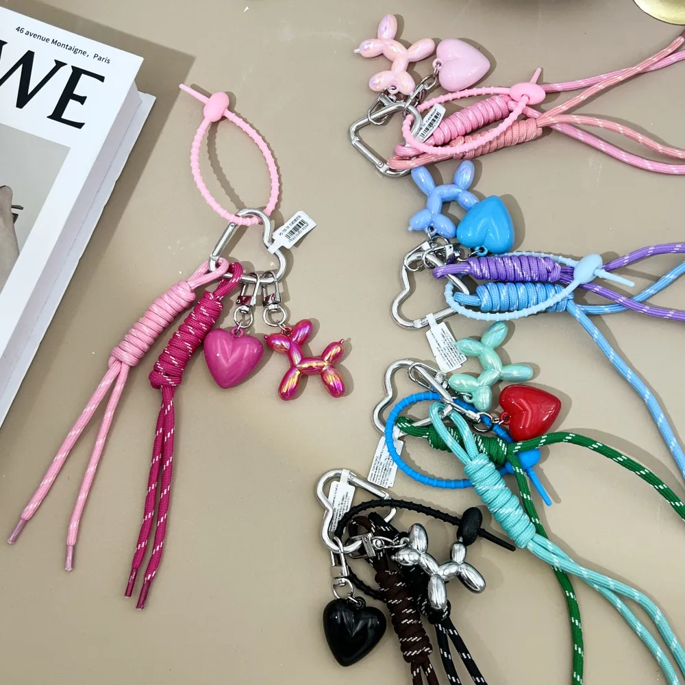 [PKM-706-59] Cagnolino Cuore-12pz Portachiavi Moda - PKM-706-59