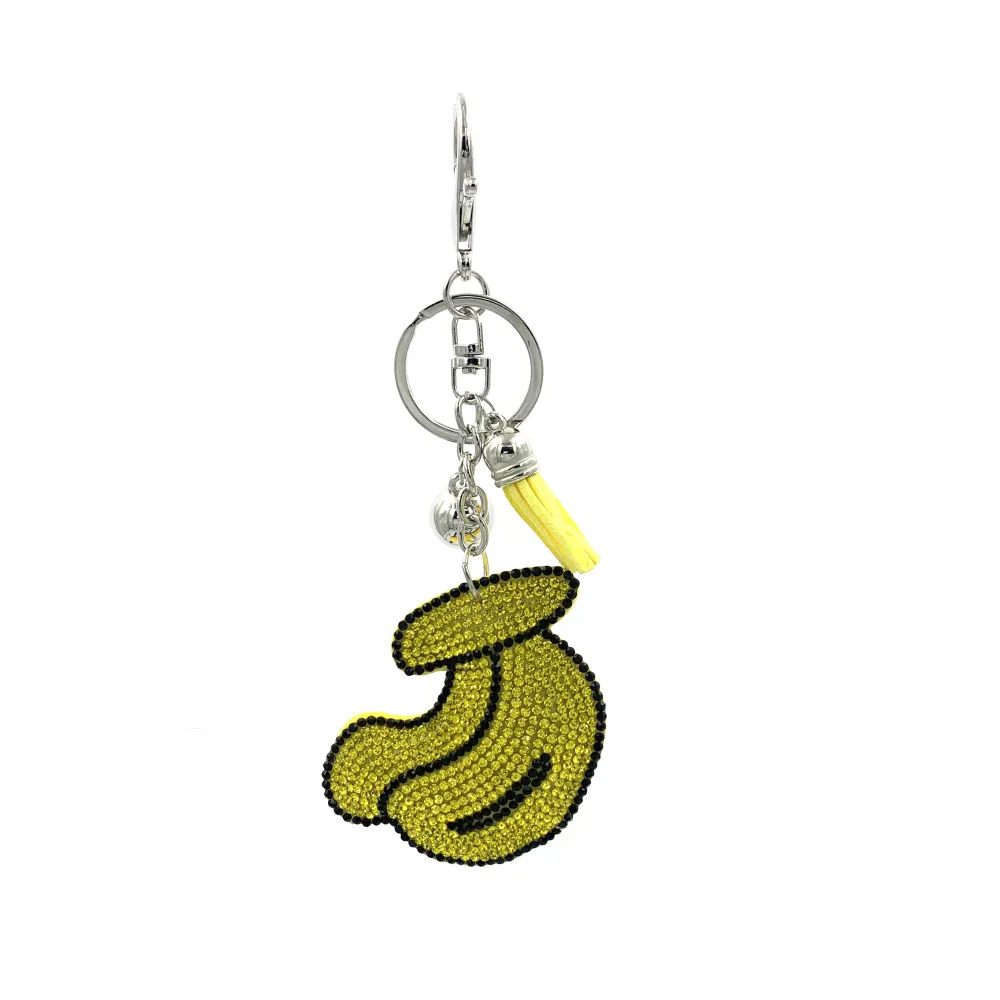 PKS7107-Banana- Portachiave in Similpelle - PKS7107-Banana- Portachiave in Similpelle