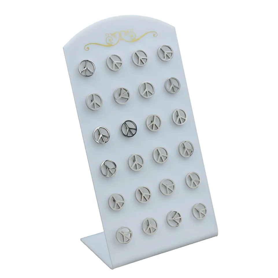 Orecchini a lobo in Acciaio  PACE (Pacco da 12paia) - Pace - Orecchini in Acciaio (Pacco da 12paia)