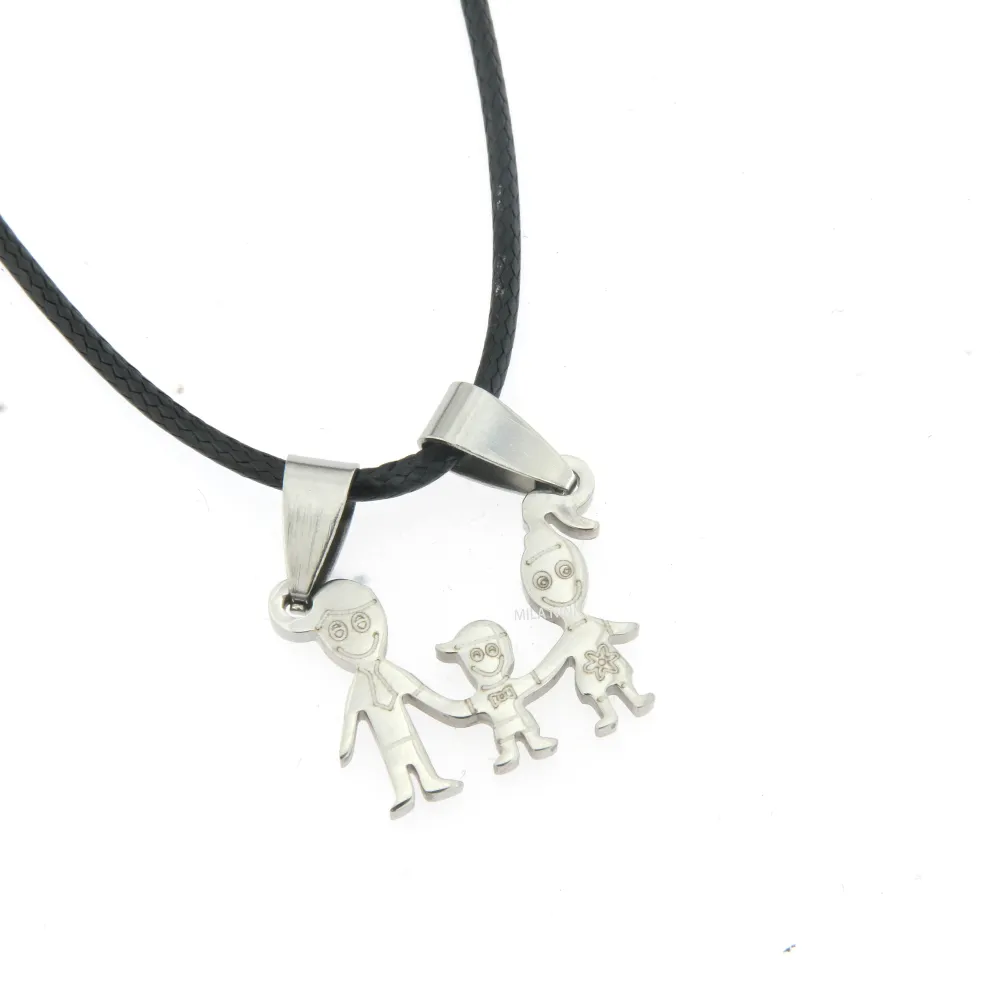Papà mamma e figlio - Collana Corta Unisex - Papà mamma e figlio - Collana Corta Unisex