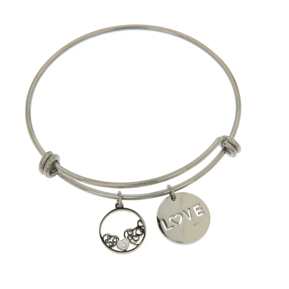 SBRA Cuore Love 0953 - Bracciale Rigido Acciaio - SBRA Cuore Love 0953 - Bracciale Rigido Acciaio