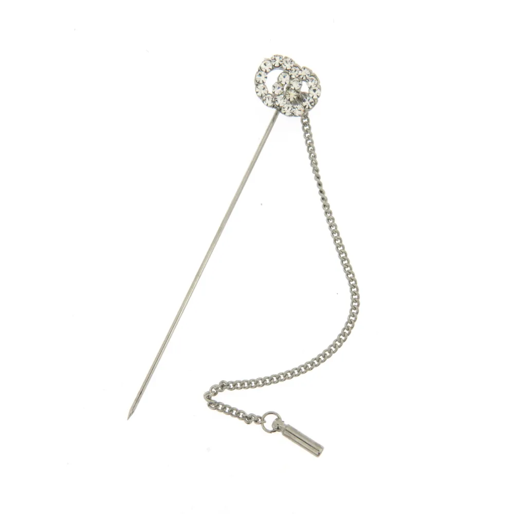 SP-Doppio Cerchio 5534 - Spilla ad Ago 8.5cm - SP-Doppio Cerchio 5534 - Spilla ad Ago 8.5cm
