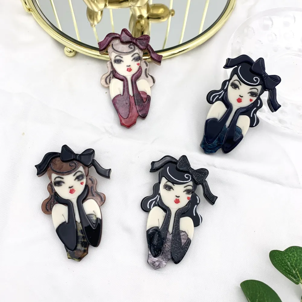 Donna -Spilla Moda in Resina - SPM-1027