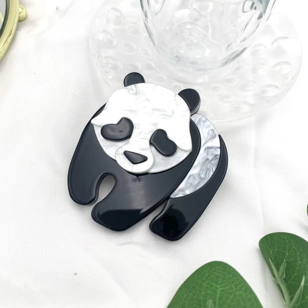 Panda-Spilla Moda in Resina - SPM-121-0091