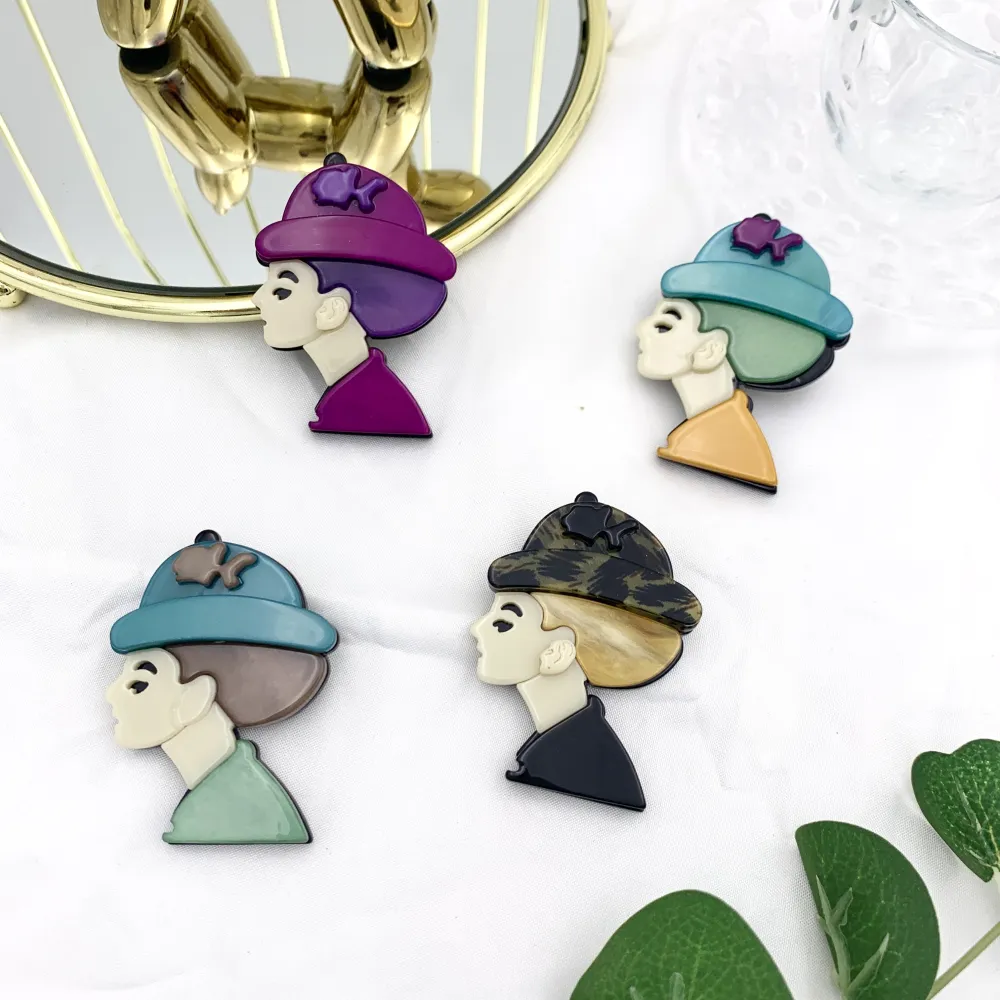 Donna-Spilla Moda in Resina - SPM-121-27 (Viola)