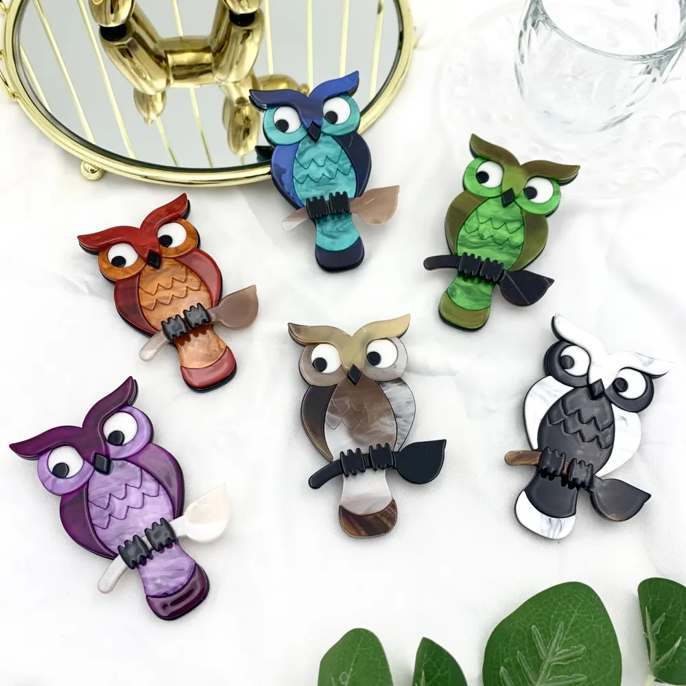 Gufo-Spilla Moda in Resina - SPM-121-69