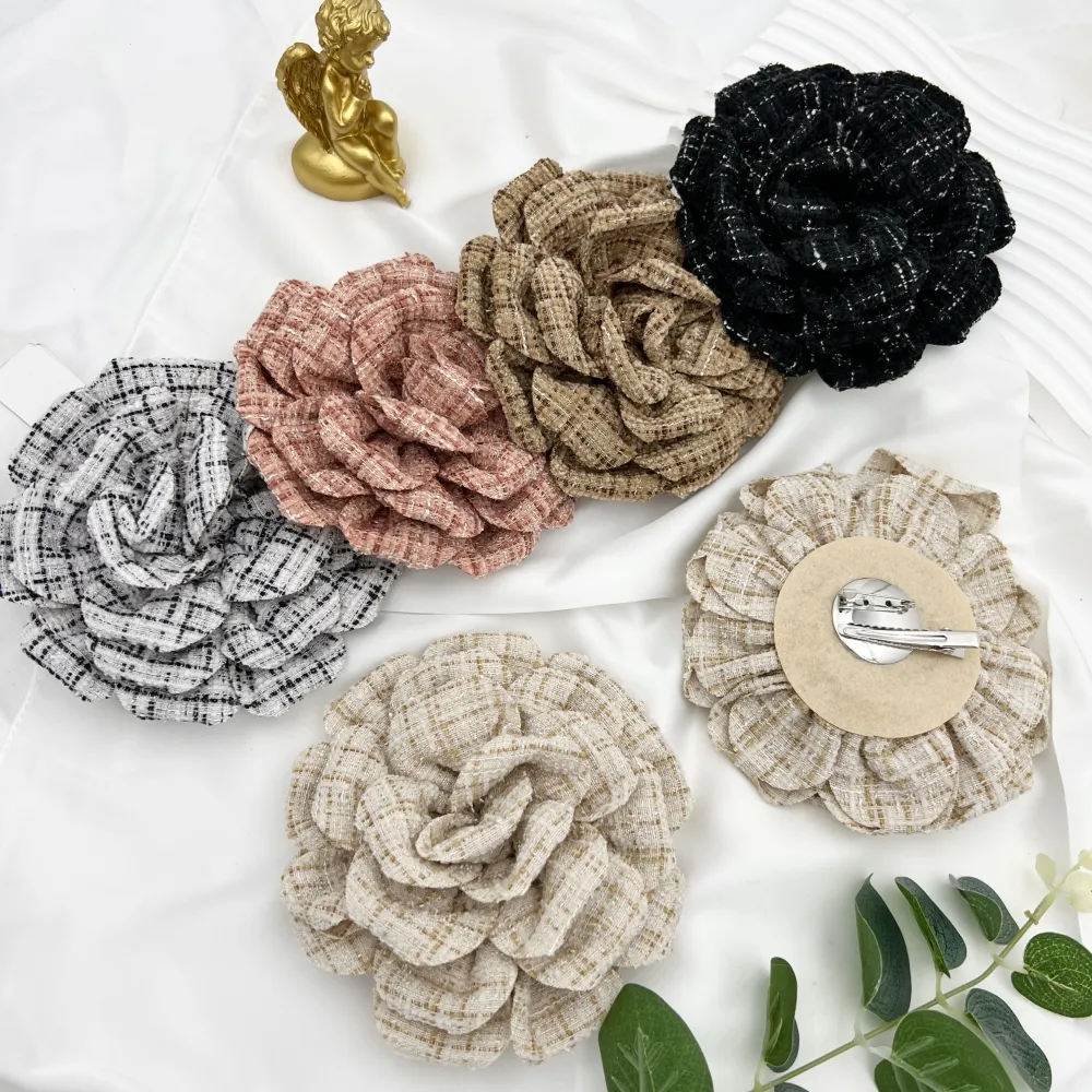 [SPM-143-20] Fiore Grande-12pz Spille in Tessuto - SPM-143-20