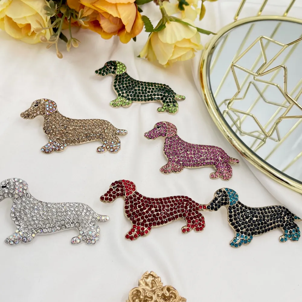 Cagnolino Bassotto -Spilla Media in Metallo - SPM-312-333