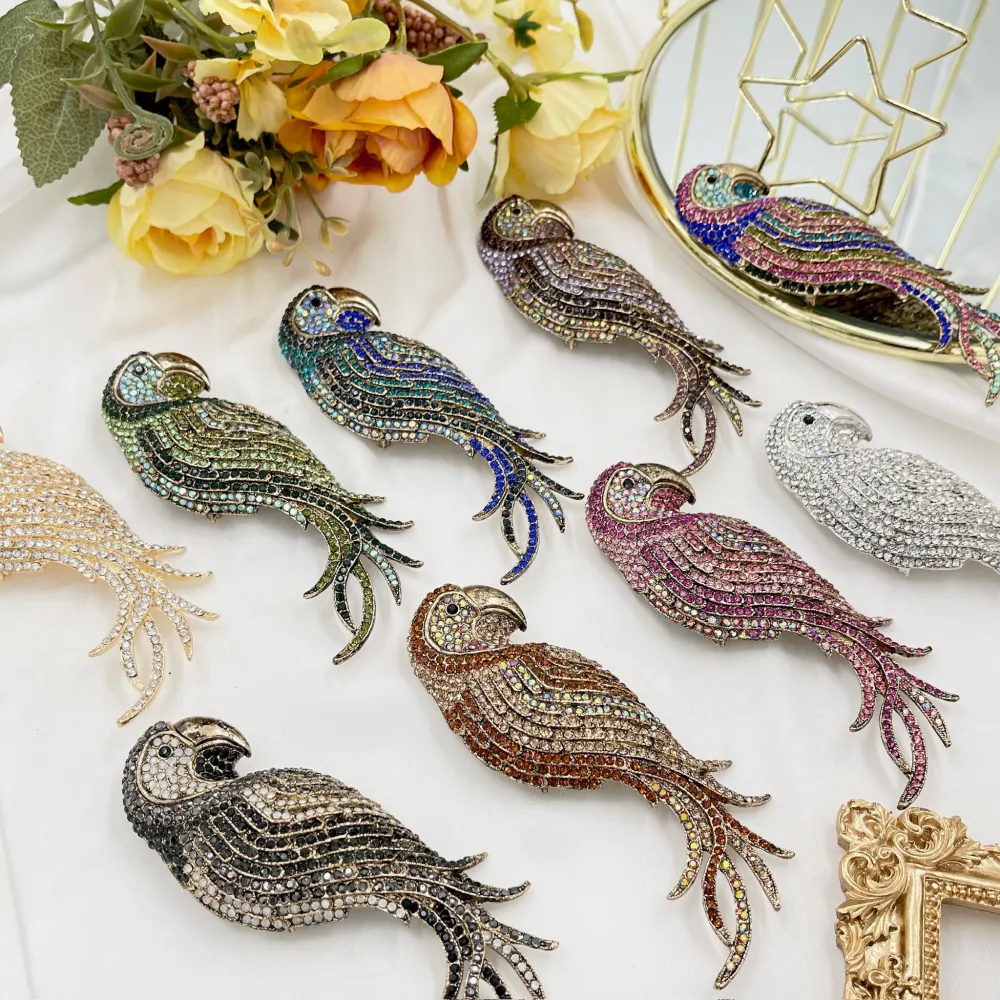 pappagallo Grande-Spilla Media in Metallo - SPM-312-337 (Viola)