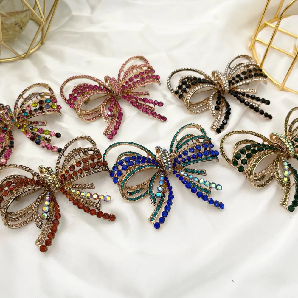 Fiocco Grande-Spilla In Metallo - SPM-312-377 (Nero)